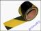 TAŚMA OSTRZEGAWCZA  żółto-czarna 100m fv vat