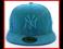 Full cap NY czapka NEW ERA turquoise(morska)-7 1/4