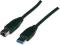 KABEL USB 3.0  A/B  1,8m  - czarny