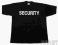 Koszulka Czarna T-SHIRT SECURITY Bawełna - L