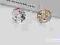 Srebrne kolczyki z kryształami OKAZJA