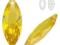 Cyrkonia z otworem markiza MZ 20x8 mm Yellow