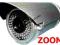 Kamera kolor CCTV zewn. 1/3'' Sony CCD ZOOM  IR