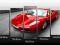 MODNY OBRAZ FERRARI NA PŁÓTNIE 150CM  X 80CM