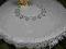 ZIK glb Obrus serwety z gipiurą 130 koło biały