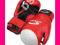 SPOKEY Rękawice Bokserskie SKÓRA 10oz czerwone