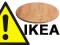 ##IKEA SNUDDA TACA OBROTOWA DESKA DO KROJENIA 39CM