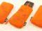 ETUI VAMP SAMSUNG B7300 S7350 S8300 ORANGE