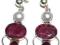 RUBINY - kolczyki RUBINY - kolczyki