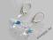 ANG Swarovski Star gwiazdki 20 mm kolczyki 3kolory
