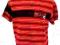 *L Tribal Polo Red Drippy