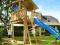 DOMEK DLA DZIECI PLAC ZABAW CHALET JUNGLE GYM WAWA