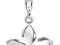 Zawieszka Charms Srebro 925  Kwiat