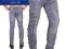 NEW SPODNIE CIPO BAXX JEANS SZNURKI SLIMFIT 33/34