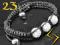 BRANSOLETKA styl SHAMBALLA replika TRESOR [B459]