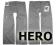 HERO by WRANGLER jasne spodnie W34 L31 easi clean