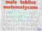 MATEMATYKA - MAŁE TABLICE MATEMATYCZNE - ADAMANTAN