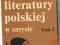 HISTORIA LITERATURY POLSKIEJ W ZARYSIE t. 2