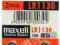 BATERIA MAXELL LR1130 LR 1130 -HURT --- 2 SZT. --