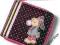 NICI PORTFEL CZARNY LUCY NYLON 11X11CM 32881