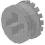 4265a Light Gray Technic Bush 1/2 Toothed Type I