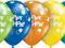 Balony Gumowy Ql. Happy Birthday II 30 cm - 3 szt