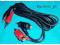 KABEL 2x RCA WTYK - 2xRCA WTYK/GNIAZDO 1,5m (0365)