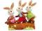 Goebel figurka figurki trzy Zajaczki Wielkanoc