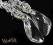 KOLCZYKI swarovski crystal wing plecione ślubne