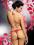 Luksusowe stringi  z haftem Luiza thong red S/M