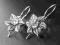 KOLCZYKI KWIATKI - SREBRO925 - CYRKONIE - E1714b
