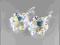 Kolczyki Swarovski Snowfake Crystal AB