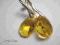 Kolczyki ~ Swarovski Migdał LIGHT TOPAZ ~ 16mm