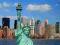 Statue of Liberty, Manhattan Skyline fototapeta