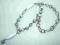 Naszyjnik chalcedon nowy wzor 73 cm
