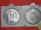 Elizabeth and Philip Crawn Coin Moneta 1972 UNC