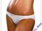 BRUBECK majtki BIKINI bezszwowe białe czarne r. XL