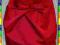 Czerwona elegancka spódniczka satynowa galowa 134