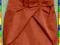 Pomarańczowa elegancka spódnica galowa 122 j102