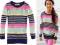 H&M NOWY SWETER TĘCZOWE PASECZKI__170