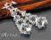 Kolczyki SWAROVSKI SWAROWSKI bicone crystal AB 572