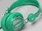 WESC oldschool słuchawki słuchawy zielone zielen