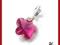 SREBRNA PRZYWIESZKA - KWIATEK SWAROVSKI - CHARMS