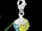 CYRKONIA charms / zawieszka KOSTKA H0258
