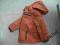 KIKI KIDS kurtka ruda camel orange roz.122