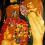 KLIMT/ WĘŻE WODNE/80X80 / OBRAZ RĘCZNIE MALOWANY