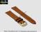 pasek do zegarka 18 mm DILOY P178.18.3  BRĄZOWY