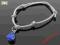 Br4626 BRANSOLETKA SZNUREK KROPELKA CHARMS LEXIM