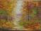 P. WALKOWIAK. - JESIEŃ NA SKRAJU LASU -  30X40