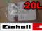 Worki do odkurzaczy EINHELL 20L kpl 5 szt -POLSKIE